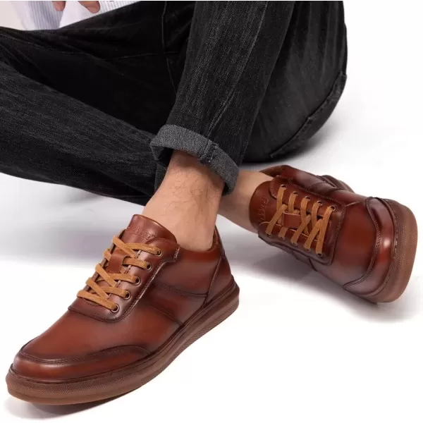 Fashion Sneakers Originals Casual Laceup Oxford Shoes for Men WhiteBrown112