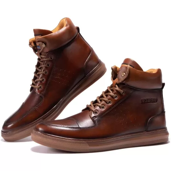 Sneaker Shoe Genuine Leather Casual High Top Dress Boots