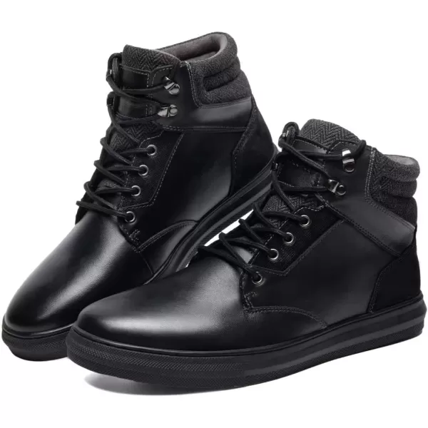 Arkbird Casual Sneaker Shoes Laceup Leather Chukka Boots for Men817black