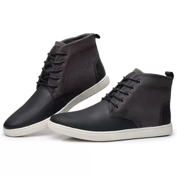 Arkbird Casual Sneaker Shoes Laceup Leather Chukka Boots for Men818grey