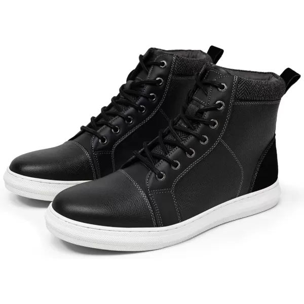 Arkbird Casual Sneaker Shoes Laceup Leather Chukka Boots for MenBlack2266