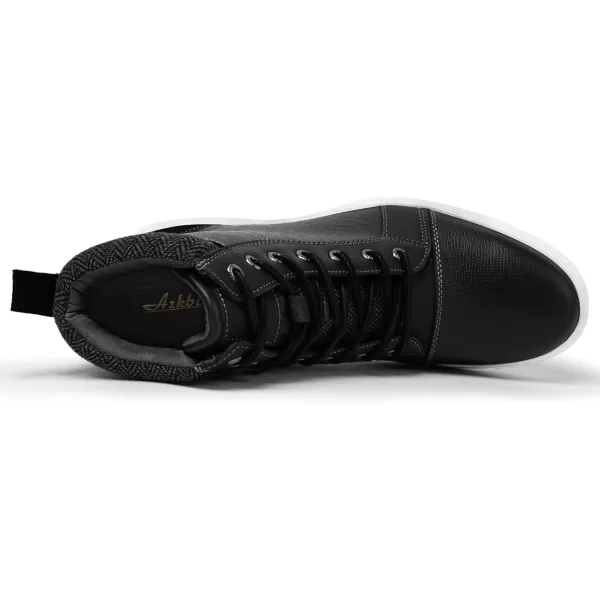 Arkbird Casual Sneaker Shoes Laceup Leather Chukka Boots for MenBlack2266