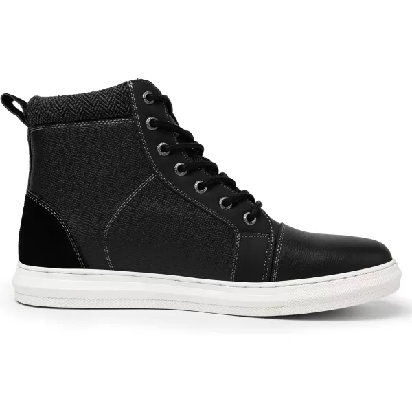 Arkbird Casual Sneaker Shoes Laceup Leather Chukka Boots for MenBlack2266