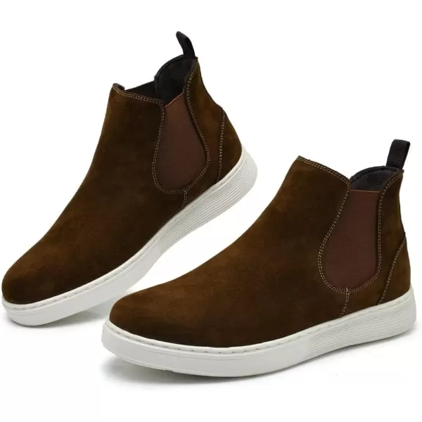 Arkbird Casual Sneaker Shoes Laceup Leather Chukka Boots for MenKhaki713