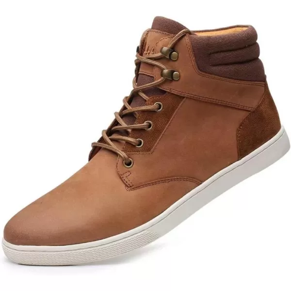 Arkbird Casual Sneaker Shoes Laceup Leather Chukka Boots for Men817brown