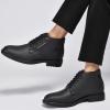 imageChukka Boots Fashion and Comfort Casual Oxfords Ankle Lace Up Boot Square Embossing