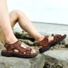 imageMens Sandals Premium Leather and Nonslip Rubber Soles Comfortable with Arch Support Outdoor Hiking Sport Summer Shoes
