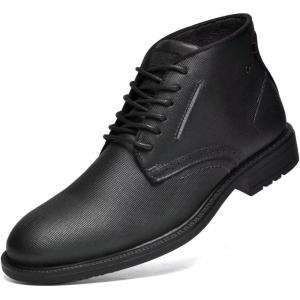 imageChukka Boots Fashion and Comfort Casual Oxfords Ankle Lace Up Boot Square Embossing