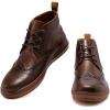 imageArkbird Casual Sneaker Shoes Laceup Leather Chukka Boots for Men