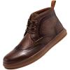 imageArkbird Casual Sneaker Shoes Laceup Leather Chukka Boots for Men