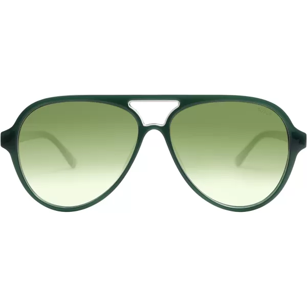 SOJOS Retro Polarized Aviator Sunglasses Womens Mens Classic Double Bridge Sun Glasses SJ2201GreenGradient Green