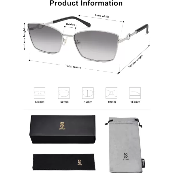 SOJOS Retro Rectangle Sunglasses for Women and MenVintage Narrow Square Womens Shades SJ1221Shiny GoldBrown Grading