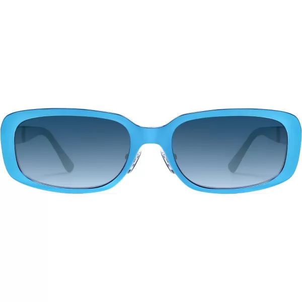 SOJOS Small Face Sunglasses Womens Men Trendy Y2K Designer Cute Shades PetiteBlue