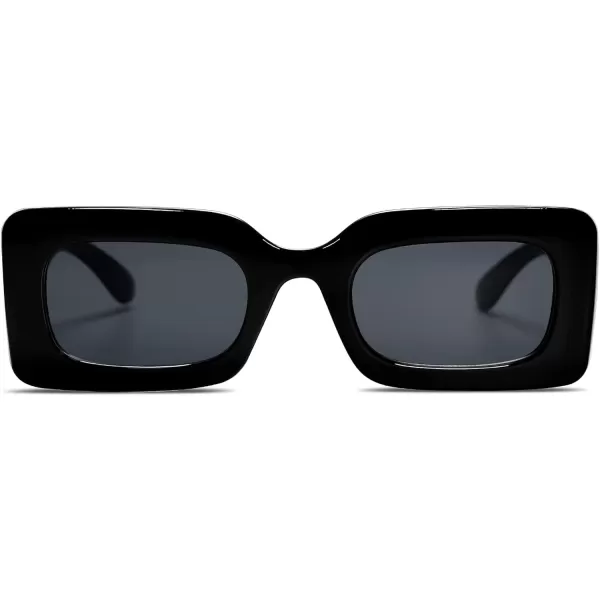 SOJOS Trendy Sunglasses for Women and MenBlack