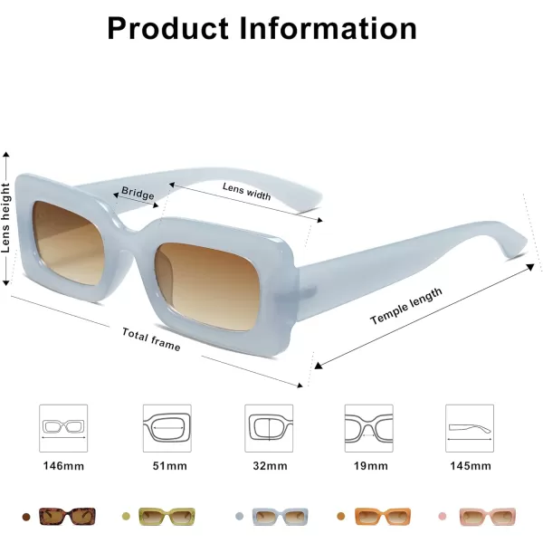 SOJOS Trendy Sunglasses for Women and MenBlue