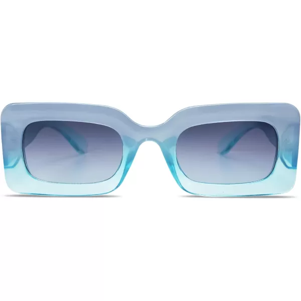 SOJOS Trendy Sunglasses for Women and MenGradient Blue