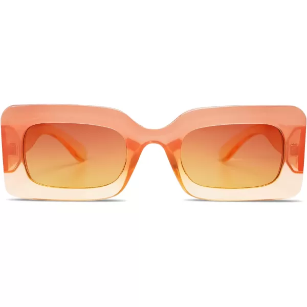 SOJOS Trendy Sunglasses for Women and MenGradient Orange