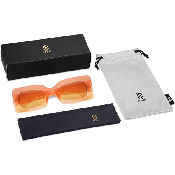 SOJOS Trendy Sunglasses for Women and MenGradient Orange