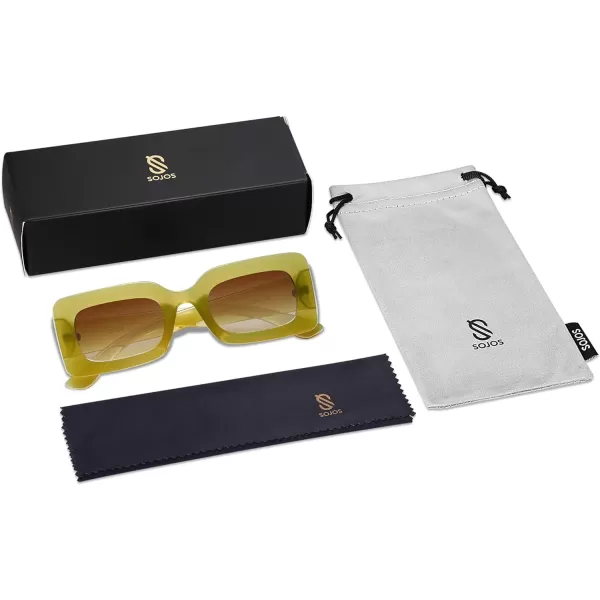 SOJOS Trendy Sunglasses for Women and MenGreen
