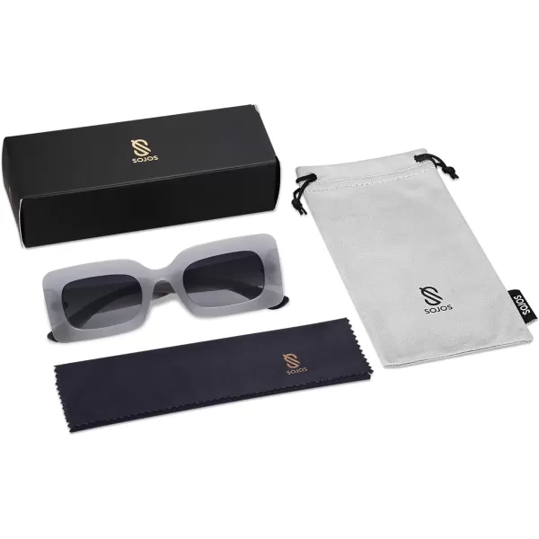 SOJOS Trendy Sunglasses for Women and MenGrey