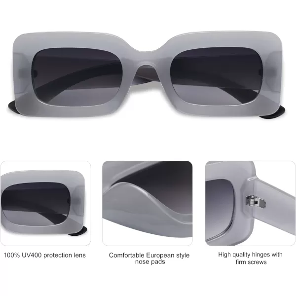SOJOS Trendy Sunglasses for Women and MenGrey