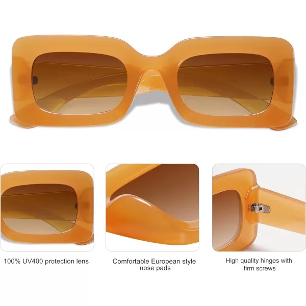 SOJOS Trendy Sunglasses for Women and MenOrange