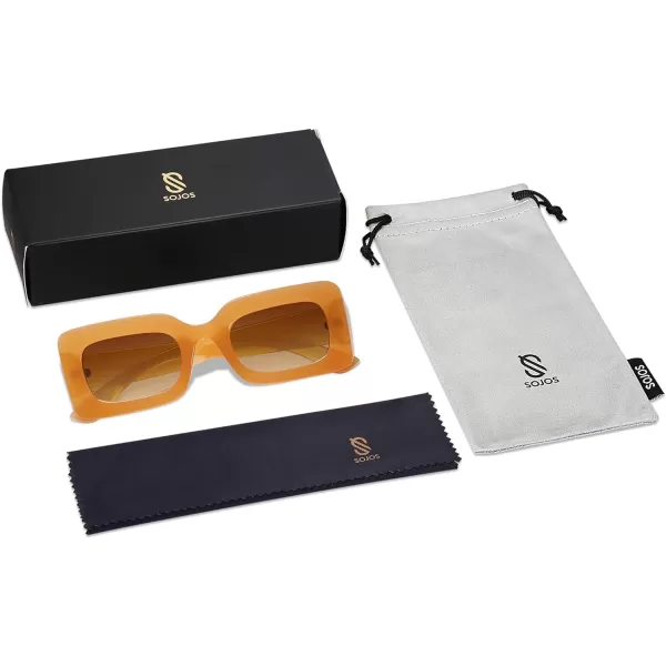 SOJOS Trendy Sunglasses for Women and MenOrange