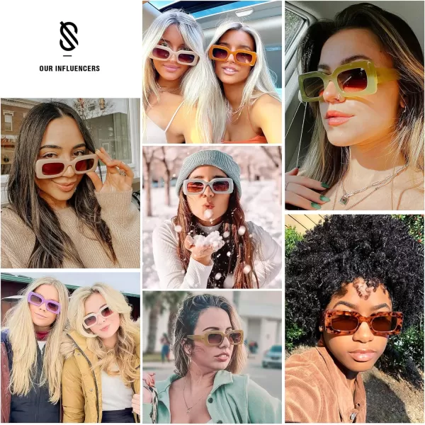SOJOS Trendy Sunglasses for Women and MenOrange