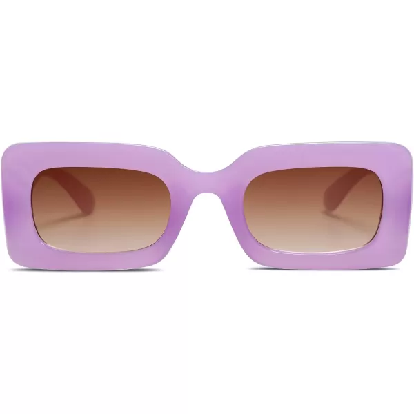 SOJOS Trendy Sunglasses for Women and MenPurple