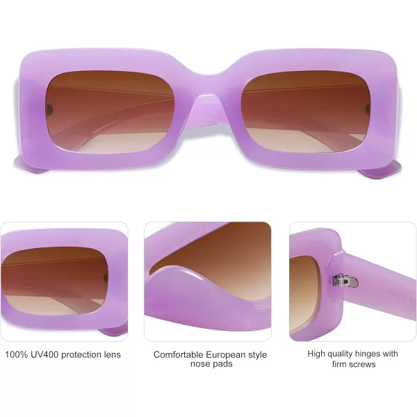 SOJOS Trendy Sunglasses for Women and MenPurple
