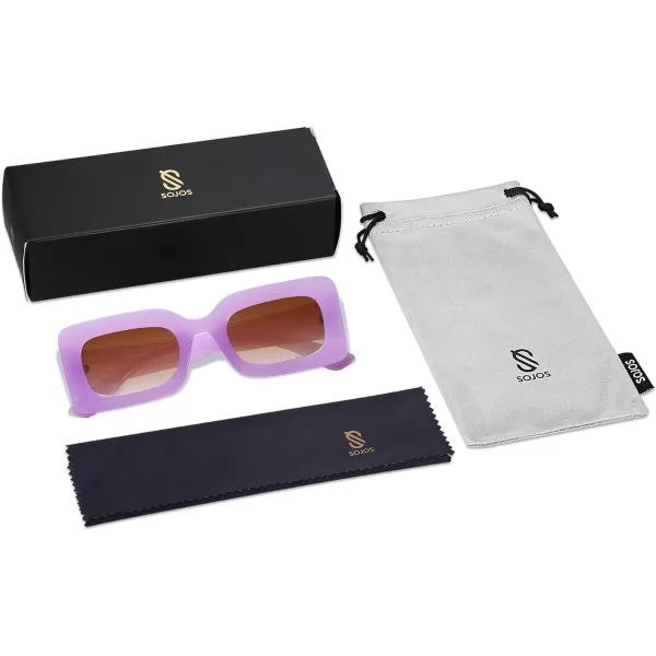 SOJOS Trendy Sunglasses for Women and MenPurple
