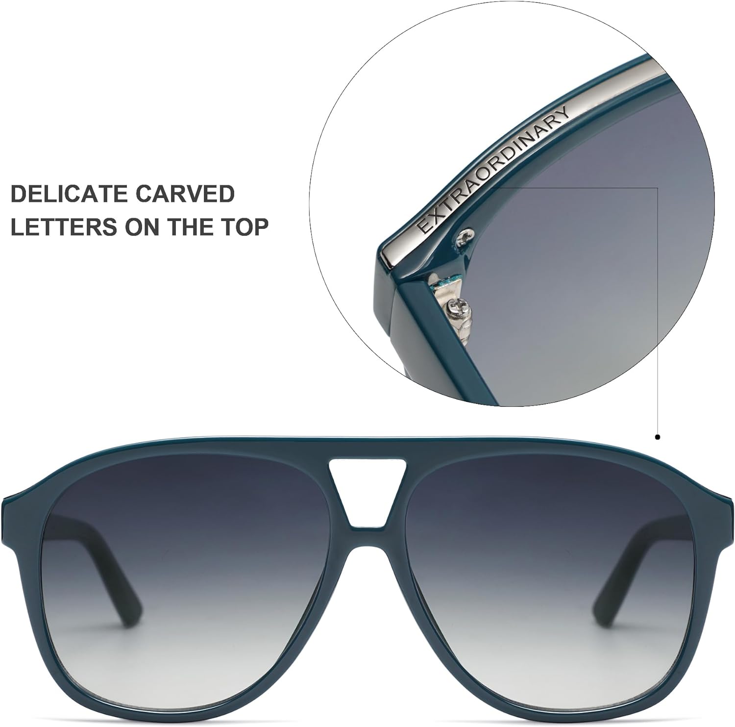 SOJOS Retro Trendy Aviator Sunglasses for Women Men Classic Vintage UV400 Aviators SJ2315BlueGradient Blue