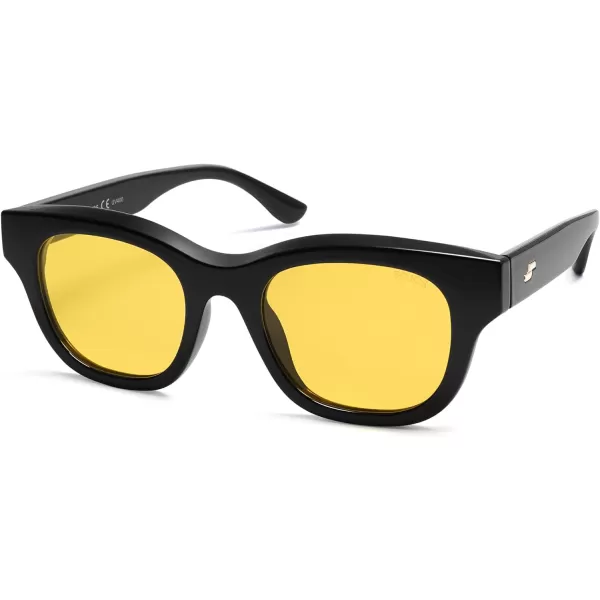 SOJOS Polarized Sunglasses womens men Trendy Small Designer Shades SJ2289Yellow