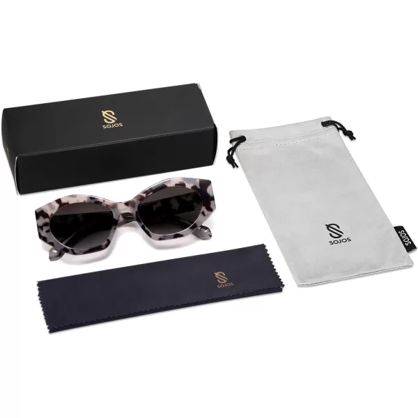 SOJOS Trendy Hexagonal Polarized Sunglasses for Womens MensRetro Polygon Shades Designer Inspired UV400 Sun Glasses SJ2307Multicolor
