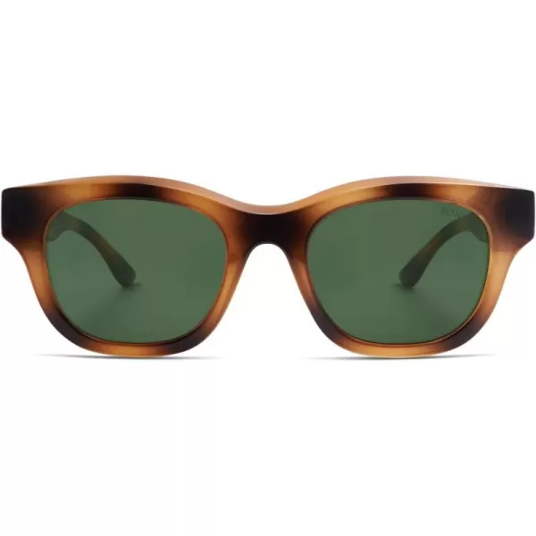 SOJOS Polarized Sunglasses womens men Trendy Small Designer Shades SJ2289Green