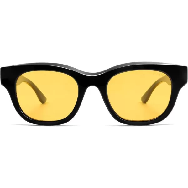 SOJOS Polarized Sunglasses womens men Trendy Small Designer Shades SJ2289Yellow