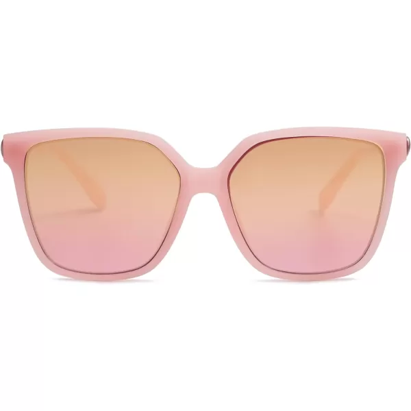 SOJOS Trendy Square Sunglasses for Women Fashion UV Protection Lens Womens Sunnies Sunglasses SJ2196Pink