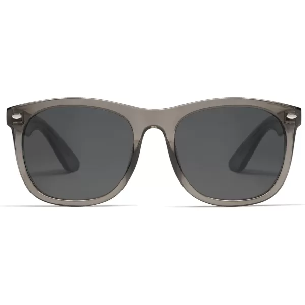 SOJOS Classic Square Sunglasses for Women Men Vintage Retro Oversized Womens UV400 Sun Glasses SJ2270Crystal GreyGrey