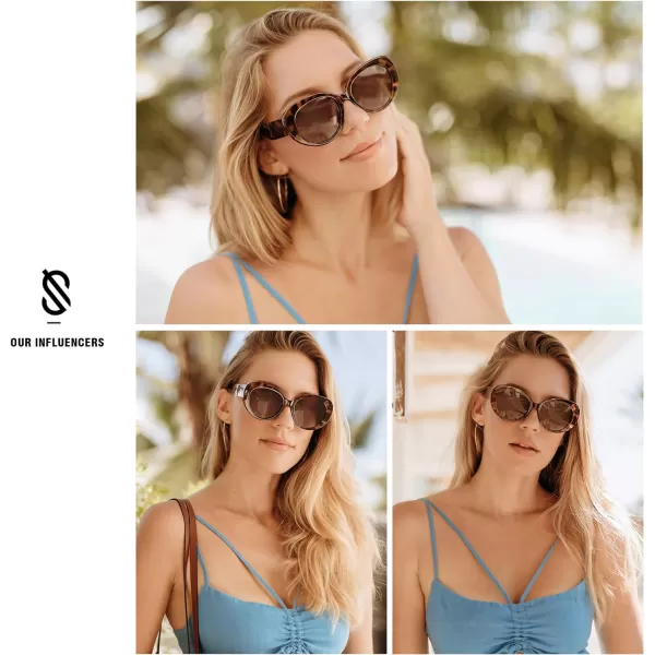 SOJOS Retro Cat Eye Polarized Sunglasses Womens Vintage Shades Trendy Designer Sun Glasses UV Protection SJ2261White
