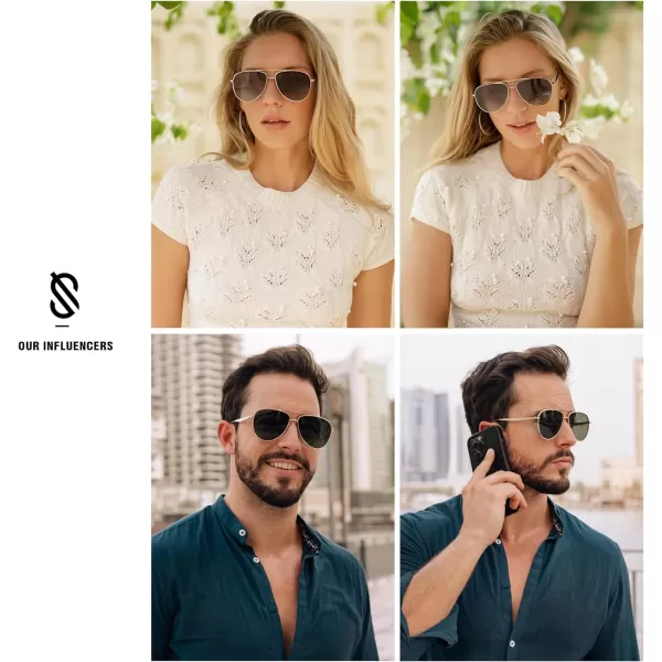 SOJOS Retro Oversized Aviator Polarized Sunglasses for Women Men Classic Large Metal Sun Glasses SJ1207AGunmetalGradient Grey