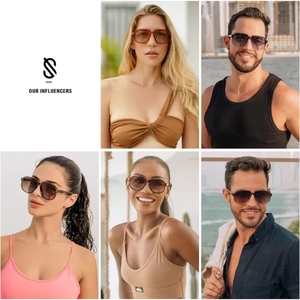 SOJOS Retro Vintage Square Polarized Sunglasses for Women Men 70s Stylish Oversized Sunnies SJ2272PinkPink Mirrored