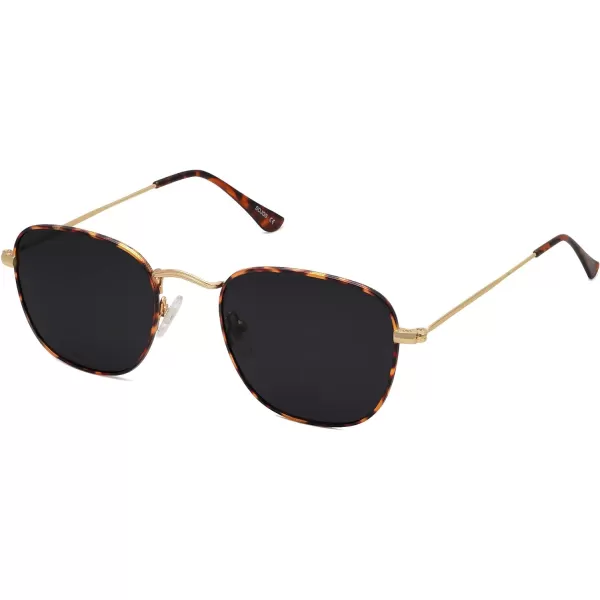 SOJOS Square Polarized Sunglasses for Men Women Classic Vintage Retro StyleDemiGrey