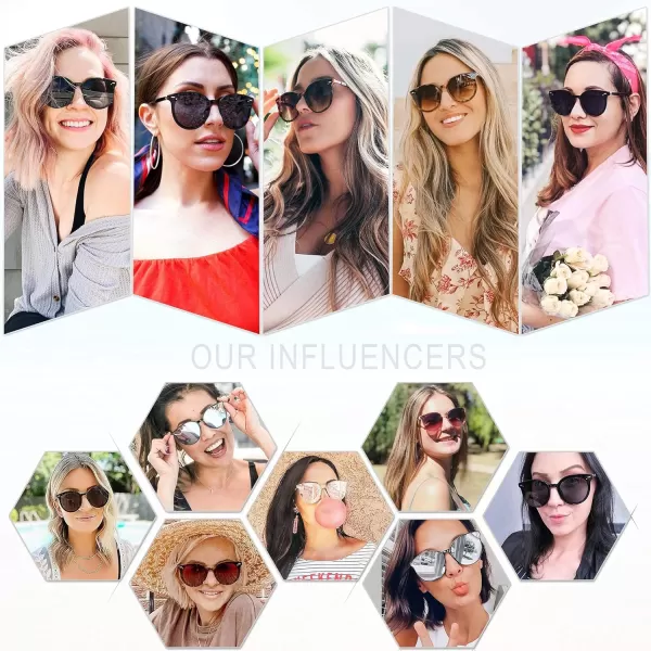 SOJOS Sunglasses Womens Trendy 2023Clear