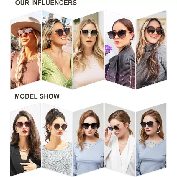 SOJOS Trendy Round Polarized Sunglasses for Women Fashion UV400 Protection Lens Womens Sunnies Sunglasses SJ2147SOJOS Trendy Round Polarized Sunglasses for Women Fashion UV400 Protection Lens Womens Sunnies Sunglasses SJ2147