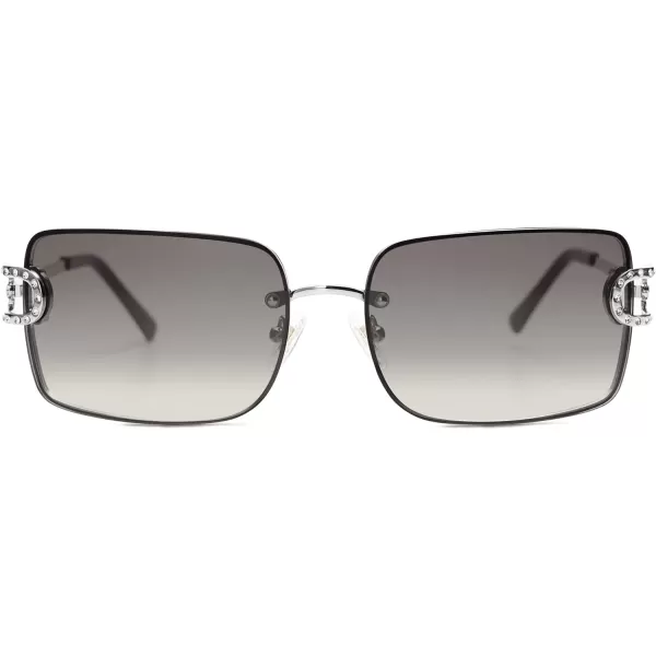 SOJOS Trendy Sunglasses for Women and MenSilverGrey Grading