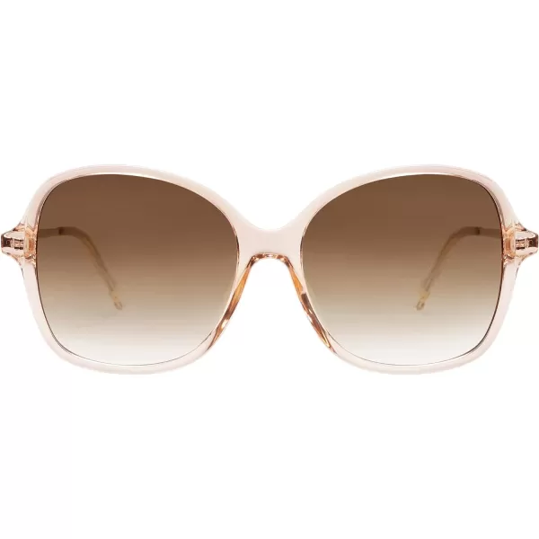 SOJOS Vintage Big Oversized Square Sunglasses for Women TR90 Frame Womens Shades Sunglasses SJ5097Crystal Brown
