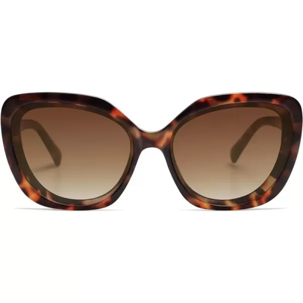 SOJOS Retro Oversized Square Sunglasses Womens Vintage Shades Large Sun Glasses Trendy Bold Designer Sunnies SJ2256Brown TortoiseBrown