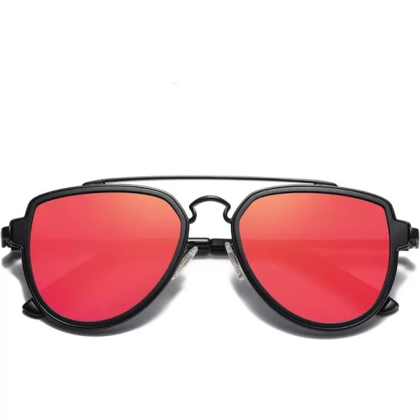 Black/Red Mirrored Multicoloured