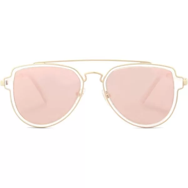 C20 Gold Frame/Pink Mirrored Lensu2014polarized Lens Multicoloured