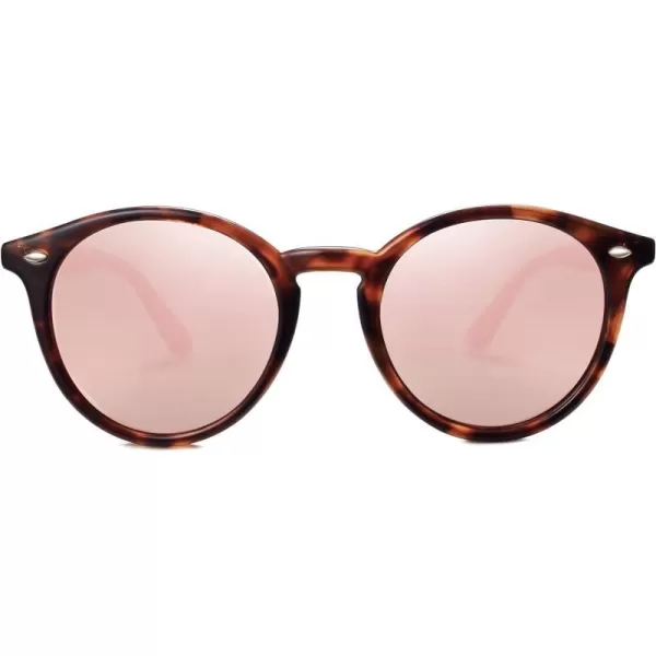 Tortoise/Pink Mirrored